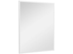 Espelho de Parede Retangular S/MARCA (70x90 cm, horizontal/vertical, branco, para banheiro e sala)