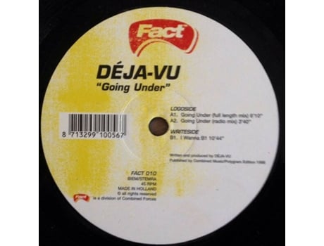 Indo para baixo, Deja Vu | Condição da mídia muito bom | 1 X Vinil 12, 45 Rpm Fato (vg)