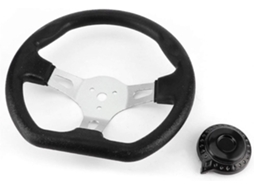 Volante Kart Lurelia 270mm, Em Aço, Uso Estável