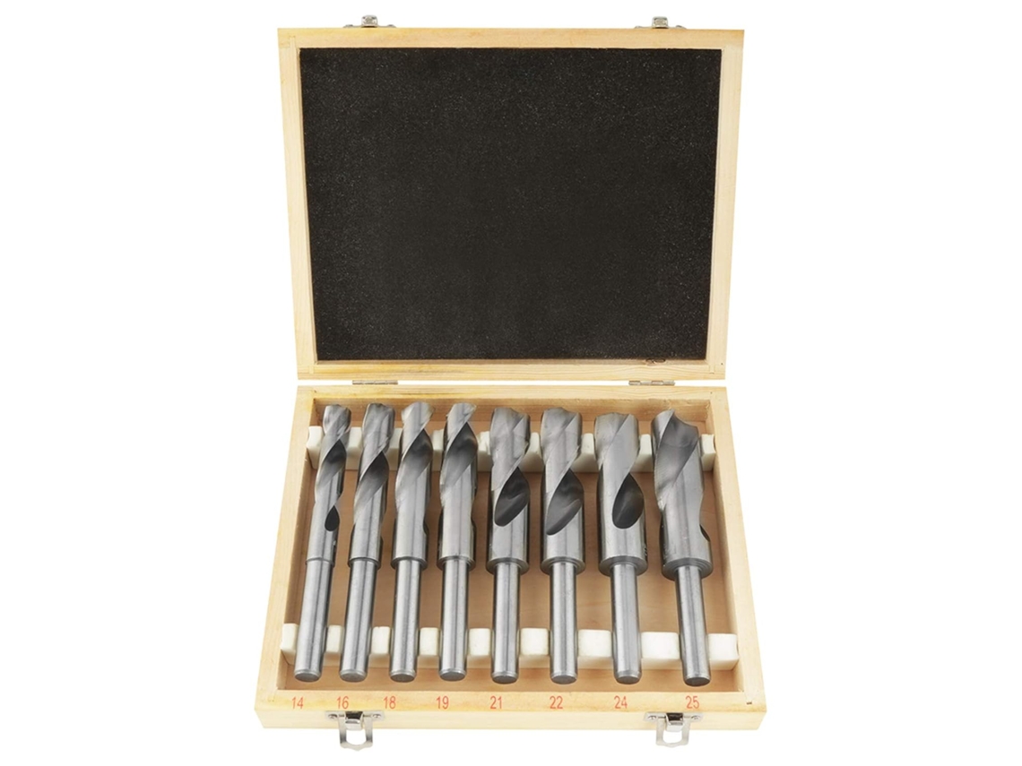 Conjunto de 8 brocas SFUSHOS, aço tratado