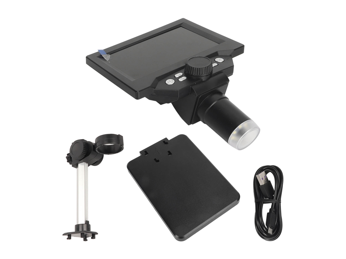 Microscópio Eletrônico EOOCOO (tela Lcd de 5,5 Polegadas, 10mp, Ampliação de 1 1000x)
