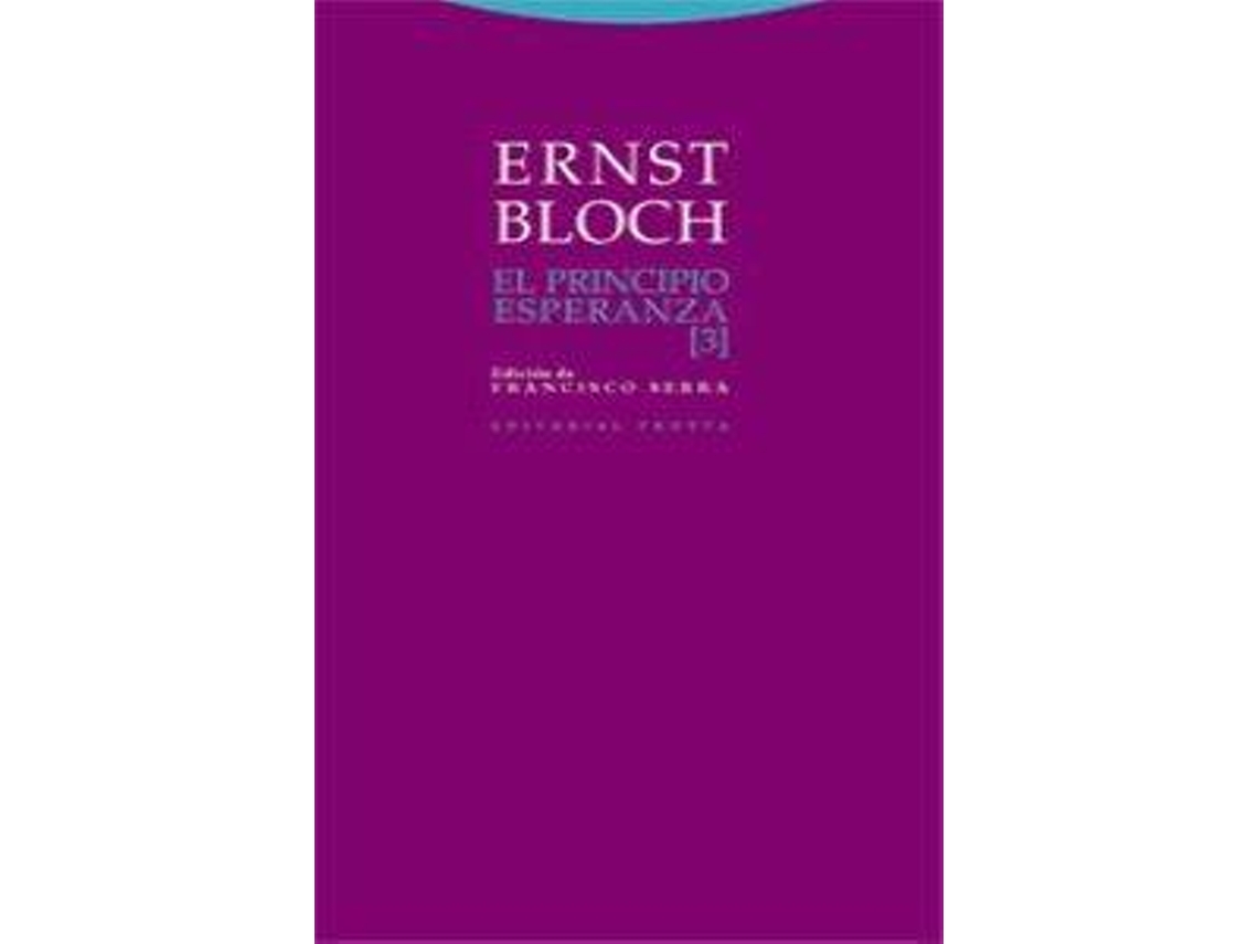 Livro El Principio Esperanza Iii de Ernst Bloch (Espanhol)