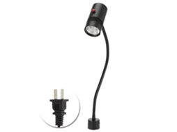 2026 luz de Trabalho Led com Base Magnética e Flexo Ajustável 7w para Máquinas de Costura, Cnc e Torneiras