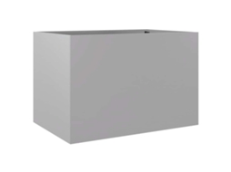 Planter, Planters Vidaxl Prateado Aço (62 X 40 X 39 Cm)