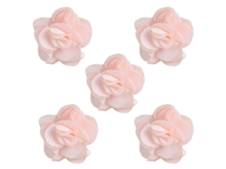 5pcs Flores Magnéticas Para Unhas Decorativas De Tela Com Base Magnética Para Manicure Diy 6 Cores