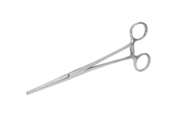 Pinças hemostáticas de aço inox para pets e cirurgias