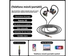 FONES DE OUVIDO MDUG intra auriculares Bluetooth 5.0 TWS com microfone, cancelamento de ruído