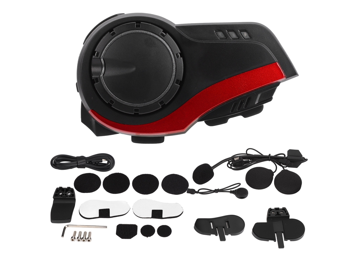 Fone de Ouvido Intercom para Motocicleta EOOCOO (rede com uma Tecla, Cancelamento de Ruído)