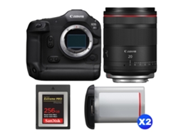 Eos R1 + Rf 20mm F/1.4 L Vcm + 1 Sandisk 256gb Extreme Pro Cfexpress Type B + 2 Canon Lp e19 + Ebook “20 Dicas para Fotos Que Impressionam” CANON