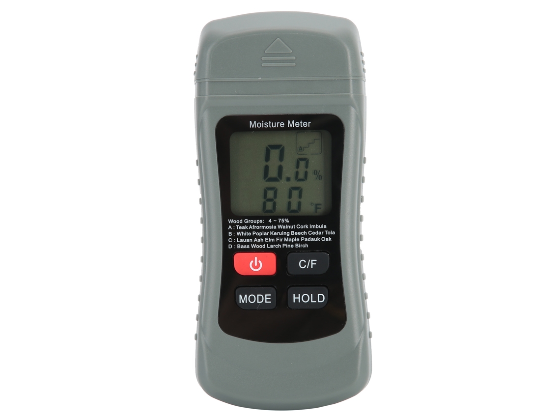 Testador De Madeira Laxiscreed 2 Em 1 Com Medida De Umidade E Temperatura