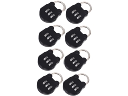Conjunto De 8 Cadeados Combinação Metal Com Três Dígitos Para