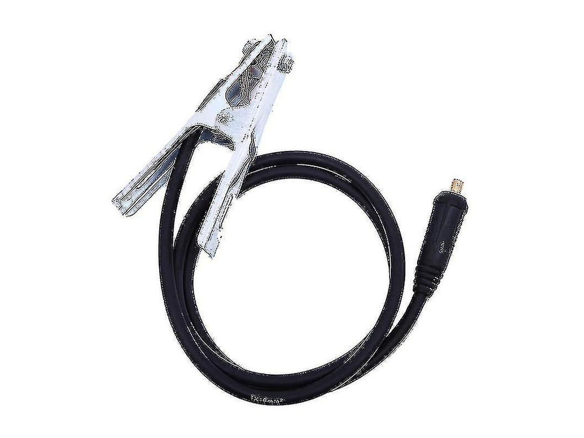 Pinza de Tierra para soldadura, 300A, 1.5m, diâmetro 10mm, cobre, negro | S/MARCA