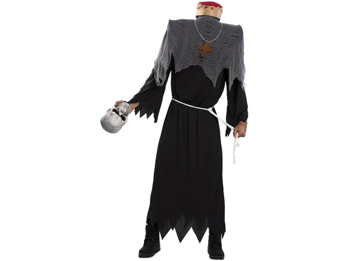 Fato de Homem DISFRAZZES Monge Decapitado (Tam: M/L)