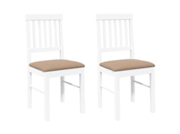 Dining Chair, Dining Chairs Vidaxl Branco Borracha (n/a)