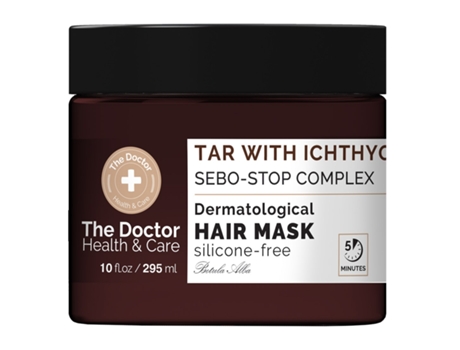 Máscara Capilar The Doctor Health Care Com Dziegiec Ictiol Complexo Sebo Stop, 295ml