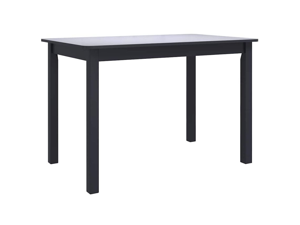 Dining Table, Dining Tables Vidaxl Preto Madeira (n/a)