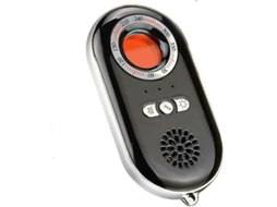 Detector De Câmera Infravermelho Anti Espião Alarme Pessoal Portátil 3 Em 1 Funcionalidade Defesa Alerta De Emergência Com Mini Lanterna Preta Yizhood