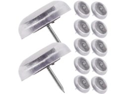 Conjunto De 24 Protetores Silicone Para Pés Cadeiras E Mesas, Antiderrapantes E Antirriscos Para Pisos Duros, Unidades