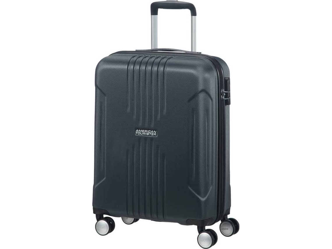 Mala de Viagem AMERICAN TOURISTER Tracklite 55 (Cabine - 4 Rodas - 34 L - Preto)