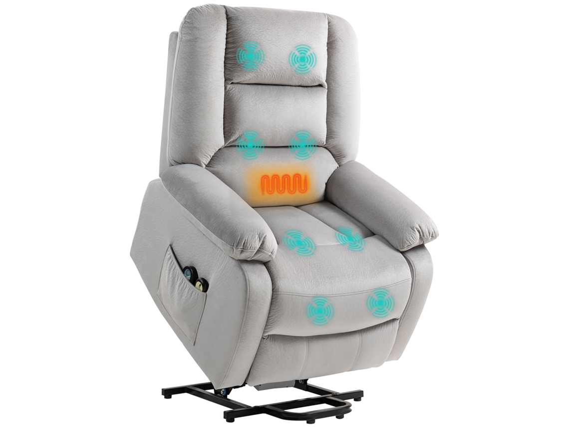 Cadeira em Pé com Função de Massagem.. Claro 90x93x110cm Cinza