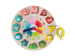 Conjunto de Brinquedos de Relógio de Blocos Correspondentes ALLINLESS