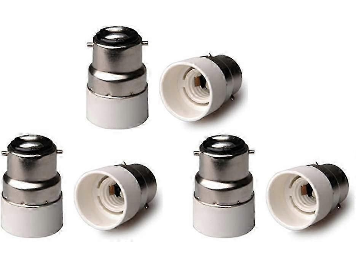 Conjunto De 6 Adaptadores De Soquete B22 Para E12