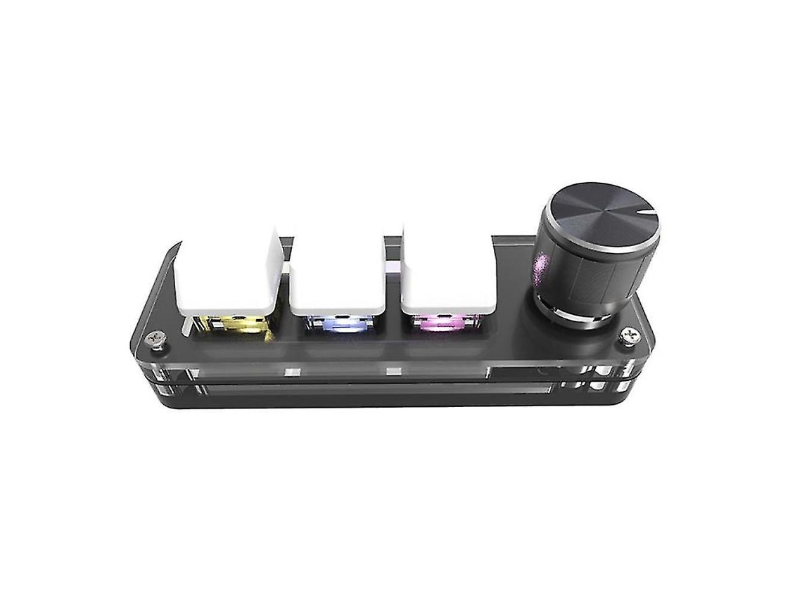 Teclado Mecânico De 3 Teclas Com Botão Rgb Para Jogos, Teclado De Programação, Miniteclado Mecânico, Teclado Personalizado, Macro K Everley891