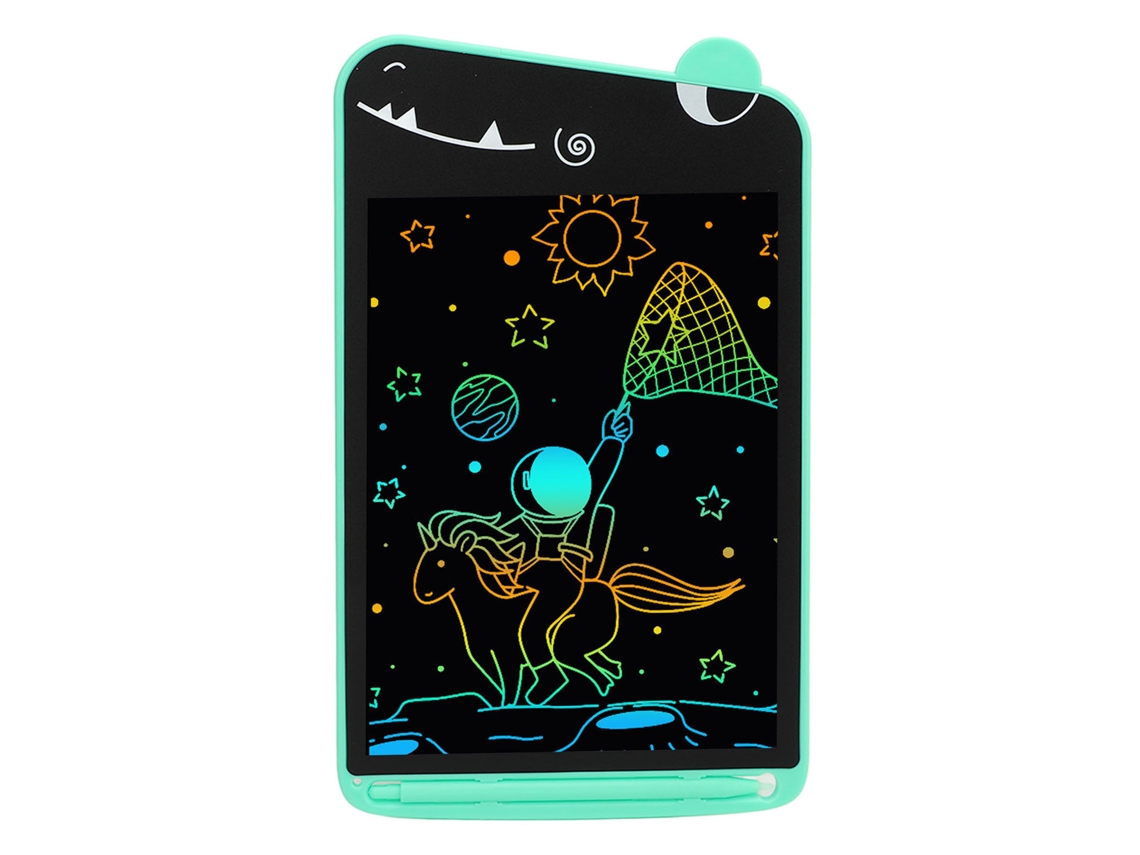 Quadro Branco Lcd De 8,5 Polegadas Com Proteção Ocular De Alta Sensibilidade E Apagável, Prancheta Eletrônica Com Caneta Verde Slowmoose