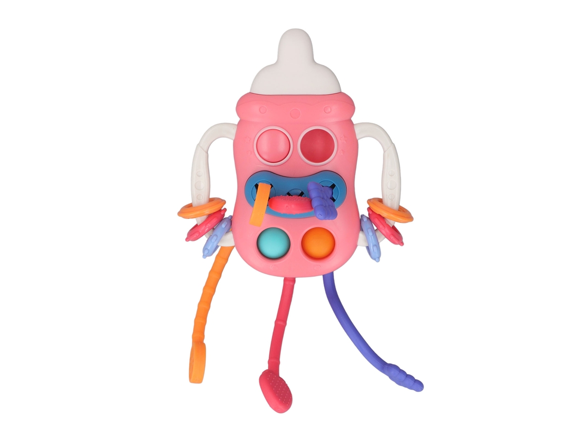 Mali brinquedo Mamadeira Silicone Corda Sensorial Chupeta Estimulador Motor Bebê 0 12 Meses