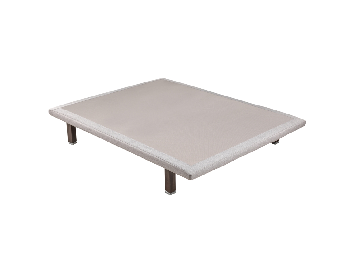 Base Forrada PIKOLIN Têxtil (160x190cm - Cinza Claro)