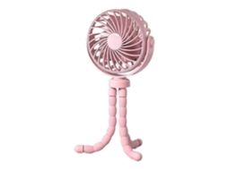 Ventilador Polvo, Ventilador De Mesa Para Camping, Ventilador De Mesa Recarregável Usb, Com Luz