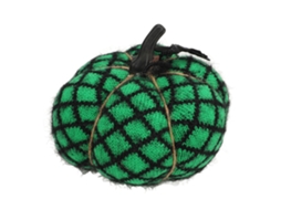 Abóbora Decorativa de Tecido de Poliéster, Halloween, Ação de Graças, Verde | S/MARCA