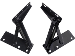 2 Dobradiças De Mola Para Porta Armário, Suporte Superior Sofá-cama,