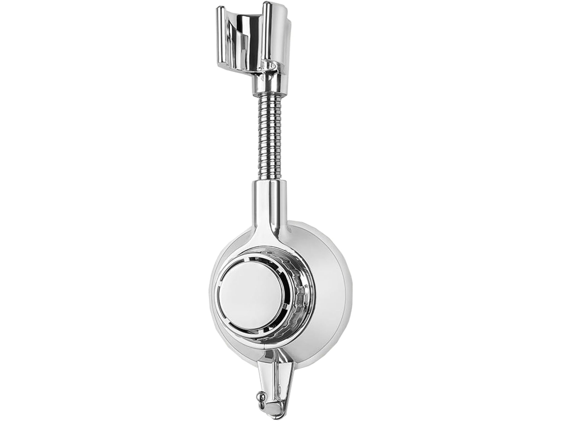 Suporte Chuveiro Ajustável Flexível 360° com Gancho, Autoadesivo BRILVIBERA