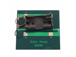 Placa De Carregamento Solar 1w Dc4v Para Baterias 2xaa 1.2v Fonte De Energia
