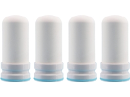 4 Cartuchos De Filtro Água Para Torneira Cozinha Kubichai,