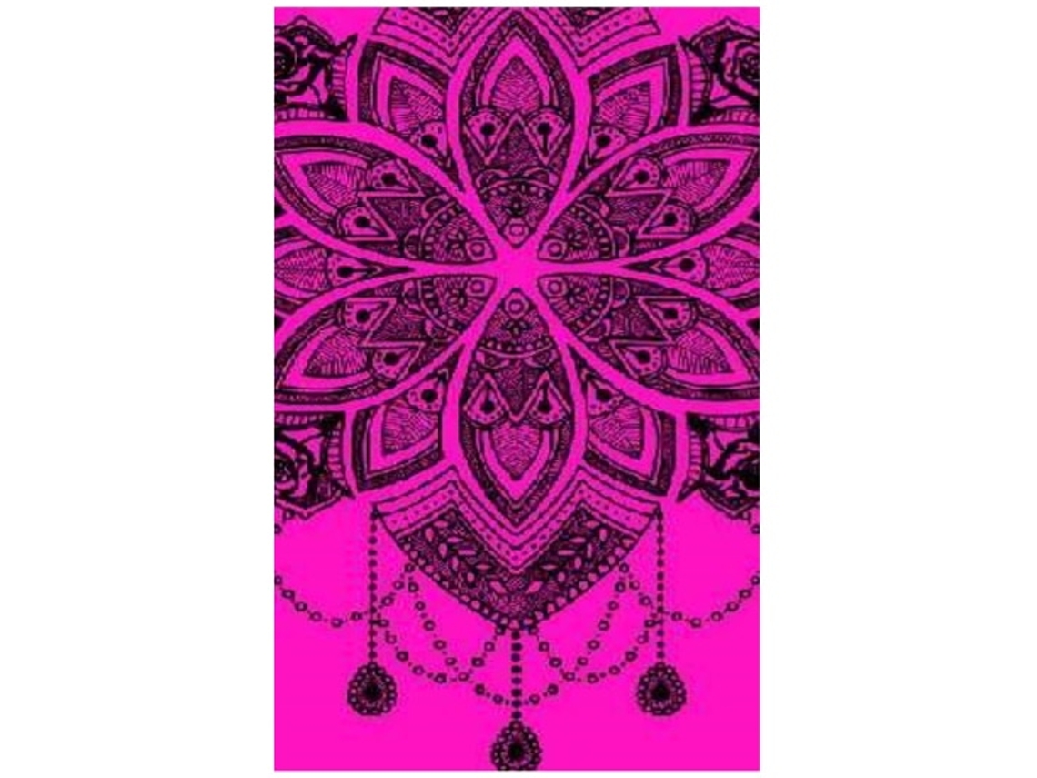 Toalha De Praia Microfibra Mandala Rosa