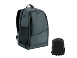 Camera Backpack Travel Camera Bag Large Capacity Camera Case With Laptop Compartment Tripod Holder Rain Cover For Women Men Photographer Grey