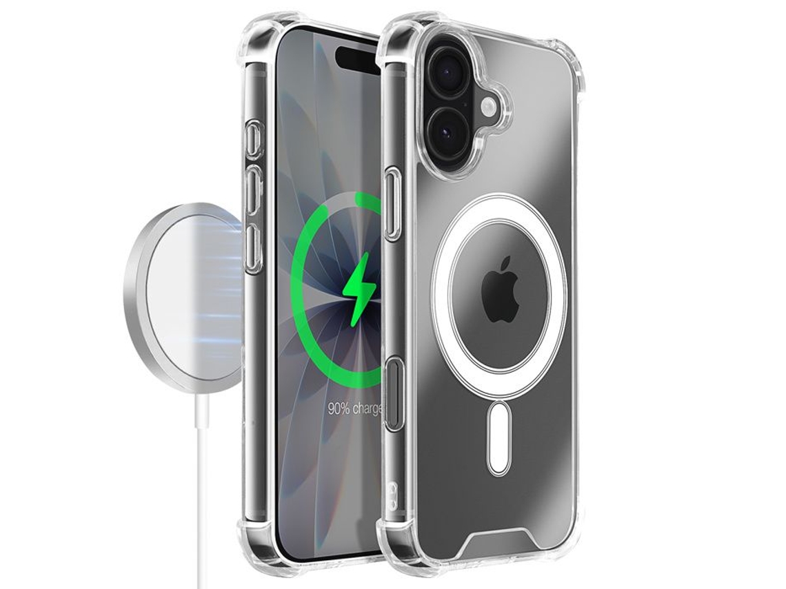 Capa Magsafe - Tática - Iphone 17 - Proteção Militar - Transparente - Design Elegante