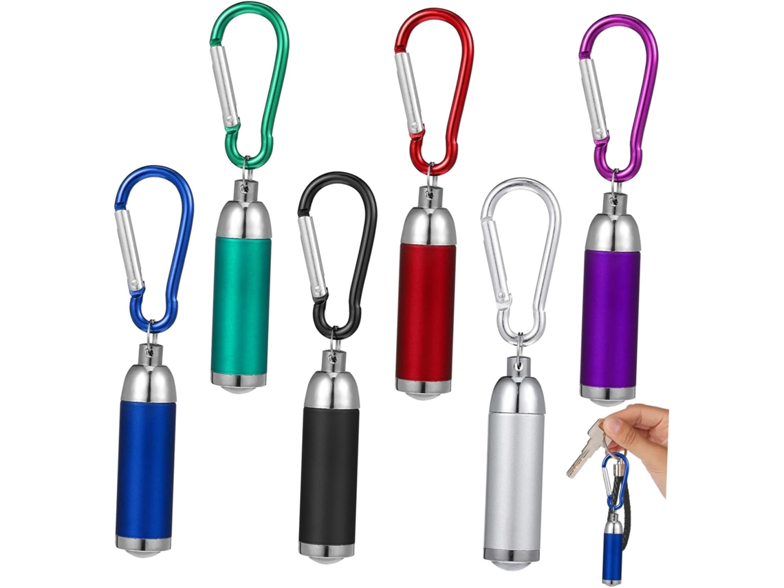 Conjunto De 12 Mini Lanternas De Led De Alumínio Para Camping, Práticas E Resistentes.