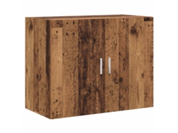 Vidaxl Armário De Parede Madeira Antiga 80 X 42,5 X 64 Cm