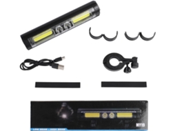Farol De Bicicleta Recarregável Via Usb Com 2100 Lúmens Brilho, À