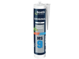Ms9 Original Adesivo De Fixação E Vedação Multimaterial Colagem Flexível E Poderosa Branco Cartucho De 300 Ml Bostik
