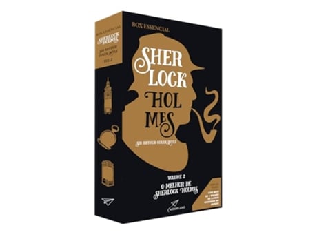 Livro Essencial Sherlock Holmes 2 - Box 3 Livros De Arthur Conan Doyle (português Do Brasil)