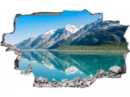 Adesivos Muraux Céu Azul De Montanha Lago Adesivo Adesivo Mural Para Salão De Beleza Quarto Cozinha Escritório Adulto Criança 56x81cm