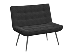 Bench, Benches Vidaxl Preto Veludo (n/a)
