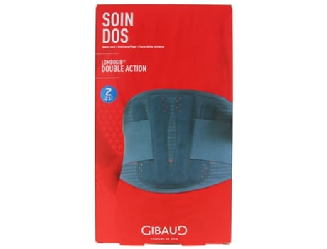 GIBAUD Lombogib Dupla Ação Preto 21 Cm Tamanho: Tamanho 2