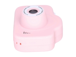 Câmera Infantil com Câmeras Duplas Frontal e Traseira 1080p, Mini Câmera de Brinquedo Educativa para Crianças, Rosa. TAISHENGDA