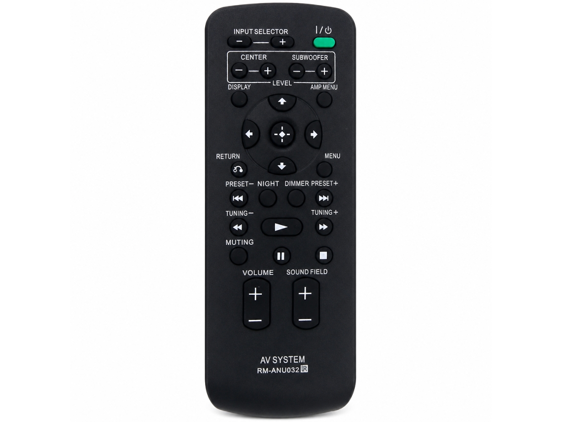 Comando À Distância De Substituição Compatível Com Sistema Av Sony Rm-anu032 Rht-g950 Rht-g900 Rht-g11g1_dae