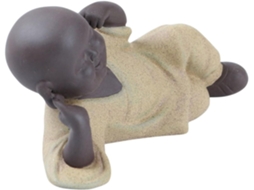 Estátua De Monge Criativa, Estatueta De Monge Elegante, Decoração Única, Ornamento Feito À Mão